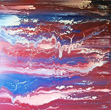 Water on the dusk by Phllip Ingledew (80x80cm)